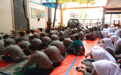SMK Muhammadiyah 3 Tangsel Gelar Sholat Dhuha Bersama