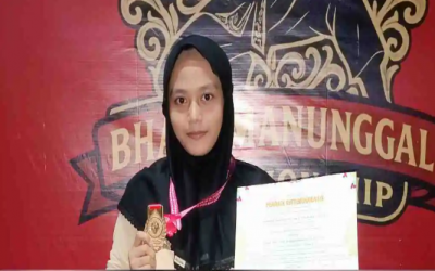 Audrey, Siswi SMK Muhammadiyah 3 Tangsel, Tunjukkan Semangat Juang di Kejuaraan Pencak Silat Bayu Manunggal