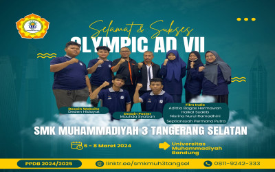 SMK Muhammadiyah 3 Tangsel Wakili Banten di OlimpicAD ke-7 2024 di Bandung