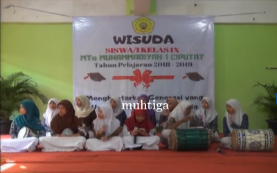 Kegiatan peliputan wisuda MTs. Muhammadiyah 1 Tangerang Selatan 2019