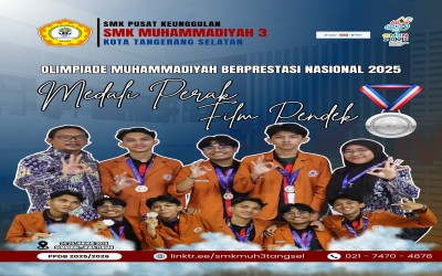 SMK Muhammadiyah 3 Tangerang Selatan Raih Piala Perak di Lomba Film Pendek Tingkat Nasional